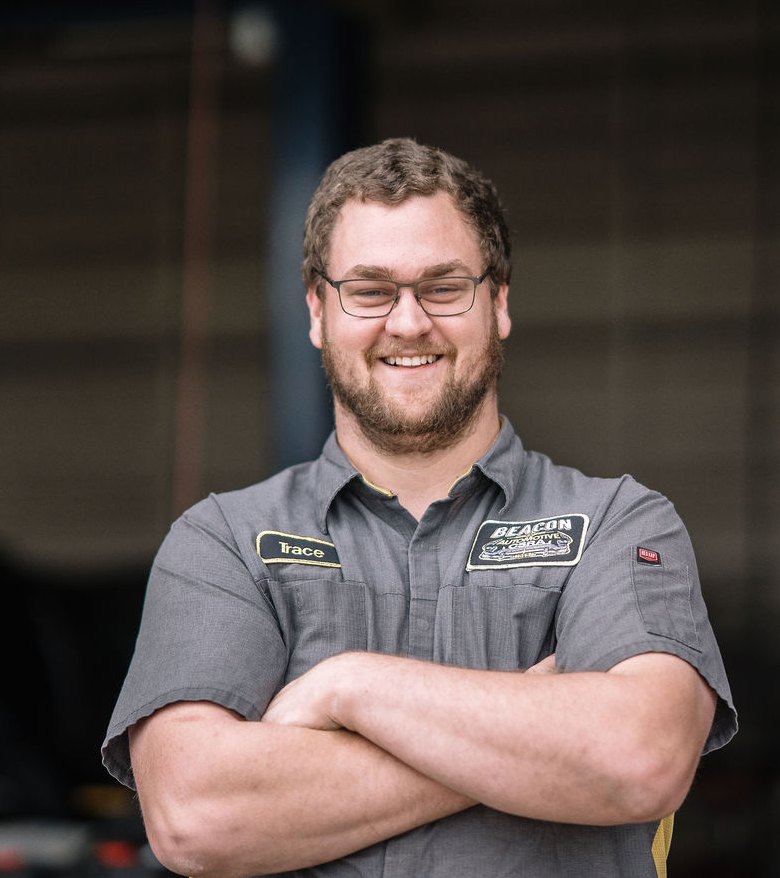 Trace Hawn, Jeff's son and Beacon Automotive technician